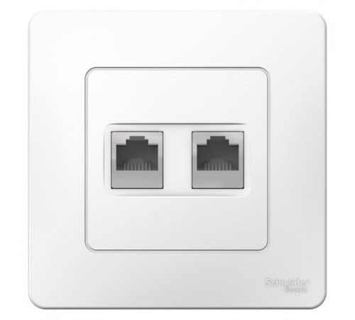 Blanca Белый С/У Розетка 2-ая компьютерная RJ45  BLNIS045451  SE