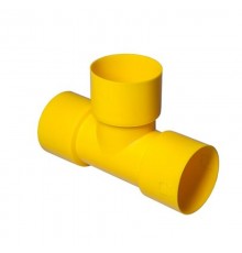 Тройник для труб D=110мм  ТКЛ-110  Рувинил