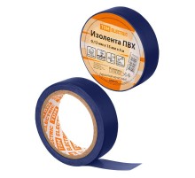 Изолента ПВХ 0,13х15мм Синяя 5м  SQ0526-0075  TDM