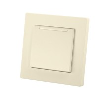 Розетка 2П+З 16А 250В IP44 с крышкой сл. кость "Сенеж"   SQ1816-0138  TDM