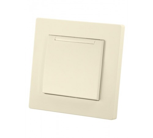 Розетка 2П+З 16А 250В IP44 с крышкой сл. кость "Сенеж"   SQ1816-0138  TDM