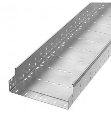 Лоток перфорированный Профи INOX (AISI 304) 300х100x3000 (1,5 мм) (6 м/уп)  PR16.13289  Промрукав