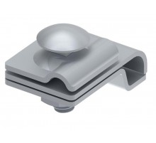 Соединитель токоотвода на водосточный желоб универсальный, гор. цинк, 391141  МС-141-ГЦ   Ostec