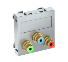 Мультимедийная рамка Video-Cinch Modul45 (серебристый) (MTG-3R F AL1)  6105144  OBO Bettermann