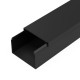 Кабель-канал черный 2-й замок в п/э 60х40 мм (18 м/уп) Промрукав  PR03.0217  Промрукав