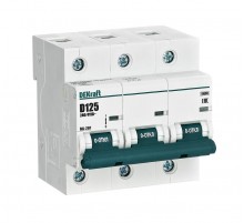 Выключатель автоматический трехполюсный ВА-201 3Р 125А характеристика D 10кА  13031DEK  DEKraft