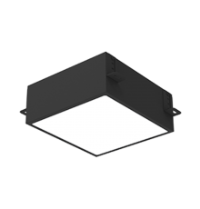 Светильник светодиодный ДВО VARTON DL-Grill CRI90 для потолка Грильято  25Вт 4000К RAL9005 черный муар  V1-R0-91810-10000-4002540  VARTON