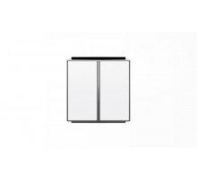 Клавиша для 2-клавишного механизма выключатель+переключатель арт.8142, серия SKY, цвет альпийский белый2CLA854200A1101 ABB