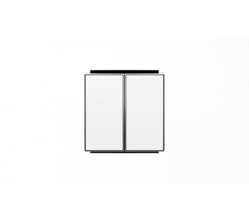 Клавиша для 2-клавишного механизма выключатель+переключатель арт.8142, серия SKY, цвет альпийский белый2CLA854200A1101 ABB