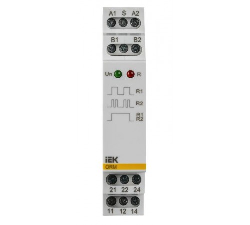 Импульсное реле ORM. 2 конт. 12-240 В AC/DC  ORM-02-ACDC12-240V  IEK