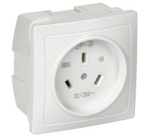 Розетка разборная для плиты с з/к с/у 32А белая Рпл11-К  ERP11-032-K01  IEK