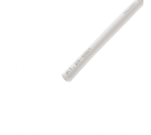 Термоусадка 6,0 / 3,0 мм, белая (1м)  20-6001  REXANT
