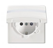 Розетка SCHUKO, 20 EUGKBN-34-101, с крышкой, с защитными шторками, Allwetter44, IP44, альп. белый, 16А, 250В.  2064-0-0301   2CKA002064A0301  ABB