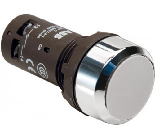 Кнопка CP1-30W-01 белая без фиксации 1HЗ  1SFA619100R3045  ABB
