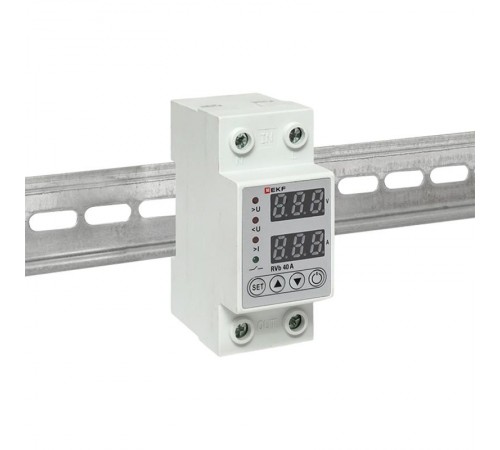 Реле напряжения и тока с дисп. RVb 40A  rvb-m40a EKF