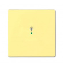 Клавиша одинарная free@home, освещение, future, цвет sahara/жёлтый6220-0-0568 ABB