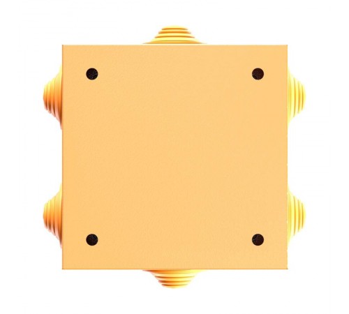 Коробка распределительная стальная FS огн.,IP55,150х150х80мм,4р, 450V,20A,10мм.кв, нерж.контакт с кабельными вводами и клеммниками  FSK31410  DKC