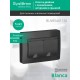 Blanca Антрацит С/У Розетка 2-ая с заземлением IP44 со шторками, 16А, 250В  BLNRS441126  SE
