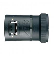 Фитинг AT34/U100/SFA/BLY, прямой, РА66/алюминий/эласт., черный/желтый, резьба U100, d34, 10 шт. в пачке  7TCA296170R0860  ABB