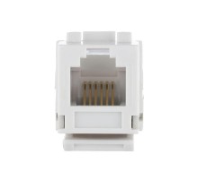 Механизм розетки компьютерной RJ-45 (упаковка DIY) кат.5е, UTP модуль (8 контакта) (100 шт) LK45  856100-1  Ecoplast