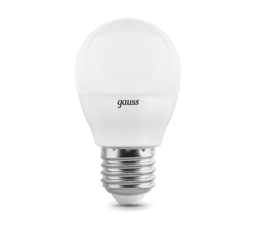 Лампа светодиодная LED 7Вт E27 220В 4100К Elementary шар (3 лампы в упаковке)  53227T  Gauss