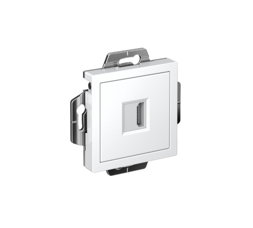 AtlasDesign Белый Розетка HDMI, тип А-А, механизм  ATN000180  SE