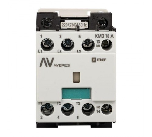 Контактор КМЭ 18А 1NC 400В АС EKF AVERES  ctr-s-18-01-400-av  EKF