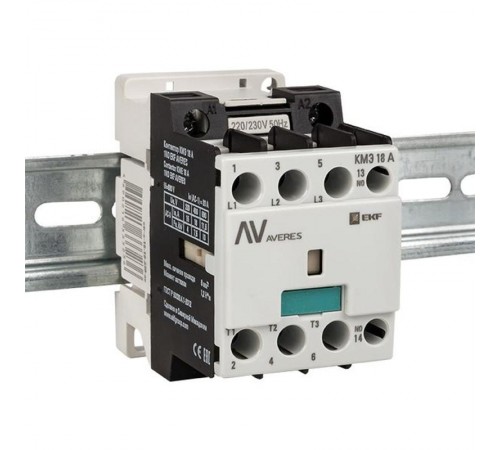 Контактор КМЭ 18А 1NC 400В АС EKF AVERES  ctr-s-18-01-400-av  EKF