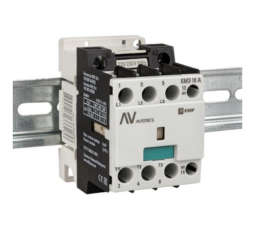 Контактор КМЭ 18А 1NC 400В АС EKF AVERES  ctr-s-18-01-400-av  EKF