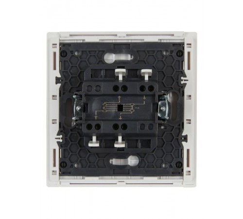 FORTE&PIANO Выключатель 1-клавишный перекрестный 10А FP212 белый  FP-V13-0-10-1-K01  IEK