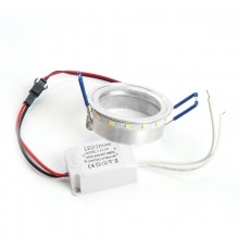 Кольцо с диодами и драйвер для светильников с подсветкой, 3W 15LED SMD2835 4000K, LB-1226  28890  FERON