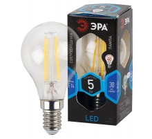 Лампа светодиодная LED 5Вт E14 220В 4000К F-LED Р45 шар  Б0019007  ЭРА