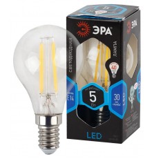 Лампа светодиодная LED 5Вт E14 220В 4000К F-LED Р45 шар  Б0019007  ЭРА