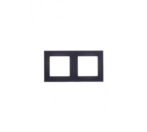 ABB Levit Антрацит / дымчатый чёрный Рамка 2-ая  3901H-A05020 63W  2CHH015020A6063  ABB