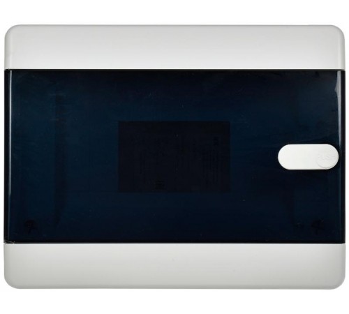  Корпус пластиковый встраиваемый на 8 модулей ЩРВ-П-8 IP41 черная прозрачная дверь UNION Compact  UIC-KP12-V-08-41-K01  IEK