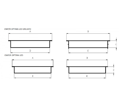 Светильник светодиодный медицинский ДВО OWP OPTIMA LED 600 (40) IP54/IP54 4000K Clip-In  1372001210  Световые Технологии