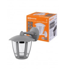 Светильник садово-парковый "СИТИ" НБУ 07-60-004 У1 6-ти гранник настенный вниз серый  SQ0330-1325  TDM