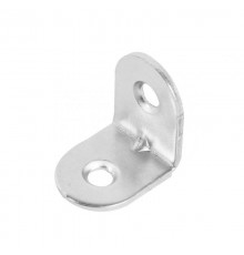 Угол мебельный 16х16х12 (5шт) цинк - пакет ( 0,023 кг)  110085  Tech-KREP