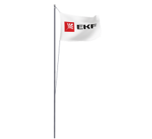 Мачта молниеприемная секционная активная алюминиевая c флагом ММСАС-Ф-16 L=16м EKF PROxima  mmsas-f-16  EKF