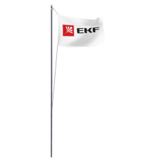 Мачта молниеприемная секционная пассивная алюминиевая c флагом ММСПС-Ф-10 L=10м EKF PROxima  mmsps-f-10  EKF