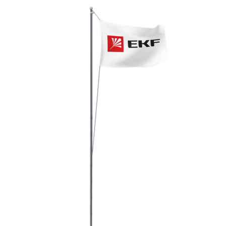 Мачта молниеприемная секционная активная алюминиевая c флагом ММСАС-Ф-18 L=18м EKF PROxima  mmsas-f-18  EKF