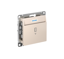 AtlasDesign Бежевый Выключатель карточный, механизм  ATN000267  SE
