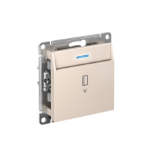 AtlasDesign Бежевый Выключатель карточный, механизм  ATN000267  SE