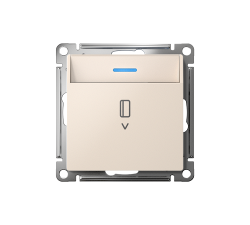 AtlasDesign Бежевый Выключатель карточный, механизм  ATN000267  SE
