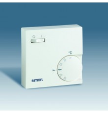 Simon 75 Механизм Термостат управления системами отопления и кондиционирования, накладной монтаж без рамки, 10-5А 230В  75503-61  Simon