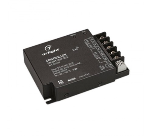 Контроллер SMART-K59-MIX (12-36V, 2x15A, 2.4G) (Arlight, IP20 Металл, 5 лет)  031109  Arlight