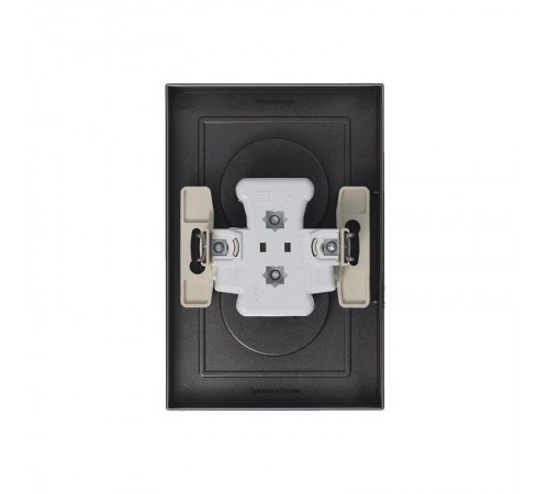 AtlasDesign Мокко Розетка без заземления двойная, 16А, (в сборе с рамкой)  ATN000620  SE