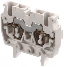 Клемма DR2,5/5.N.2L пруж. 2.5мм.кв. синяя, мини, DIN2  1SNA290203R1300  TE