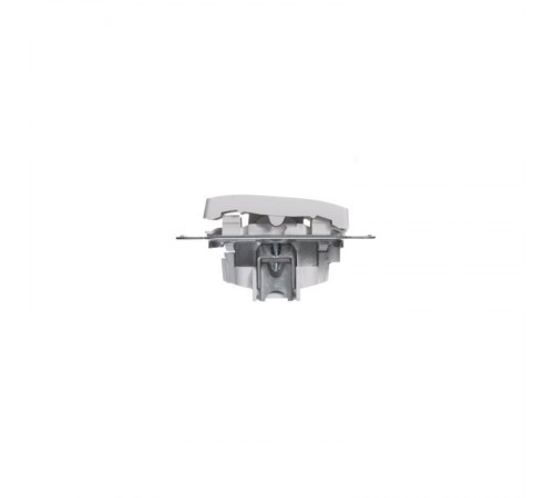 Glossa Белый Выключатель 2-клавишный с подсветкой, сх.5а, 10АХ  GSL000153  SE