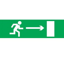 Наклейка для светильника аварийного NL-Топаз-Стрелка направо  80524   Navigator